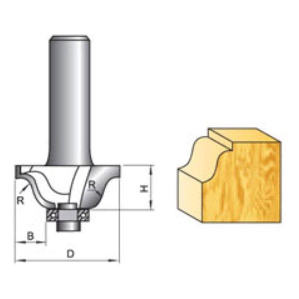 Tatara Roman Ogee Router Bit with Bearing - Goldpeak Tools PH Tatara Tatara Roman Ogee Router Bit with Bearing - Goldpeak Tools PH Tatara